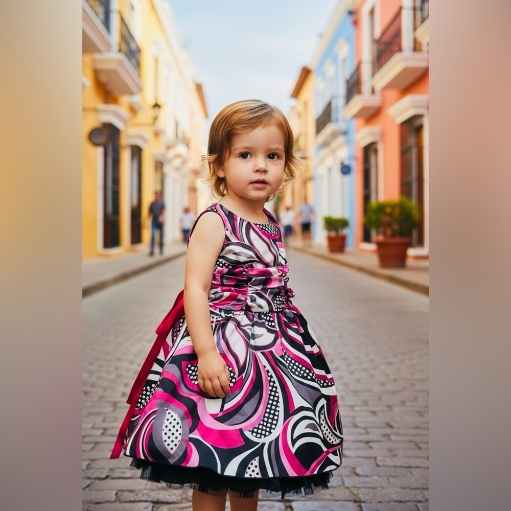 Philly any occasion dress 7 sleeveless scooped neck ruffles ruched waist lining - Picture 2 of 15